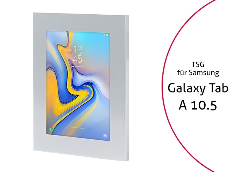 TabLines TSG057S Tablet Schutzgehäuse für Samsung Tab A 10.5, silber