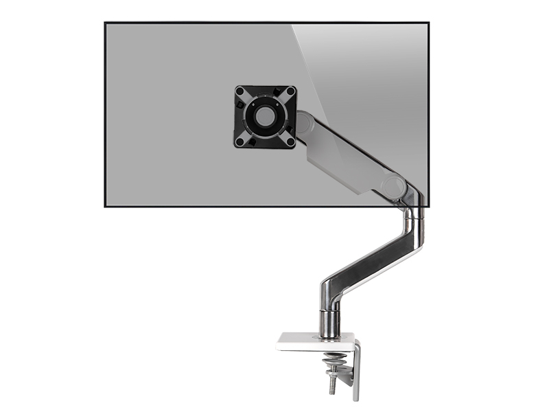 Humanscale M8.1 Monitor Tischhalterung für Apple Pro Display XDR, weiß Anwendungsbeispiel