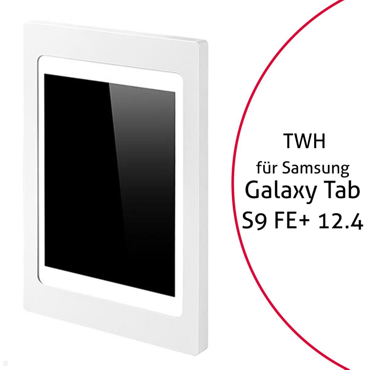 TabLines TWH053W Tablet Wandhalterung für Samsung Tab S9 FE+ 12.4, weiß