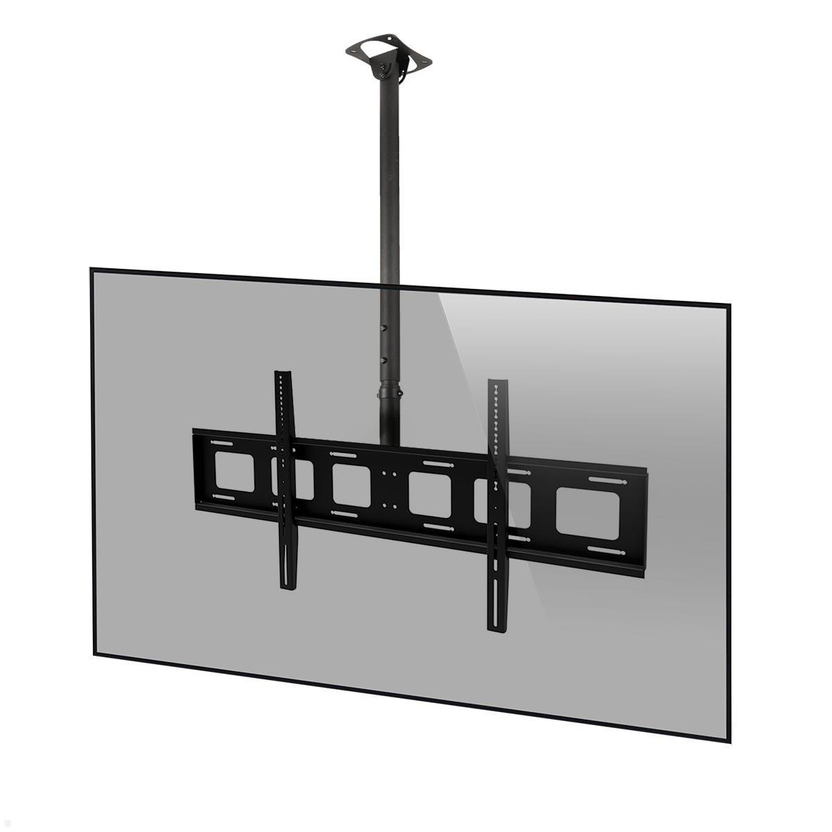 Edbak CMS21+XWB1 höhenverstellbare TV Deckenhalterung 37-95 Zoll, schwarz