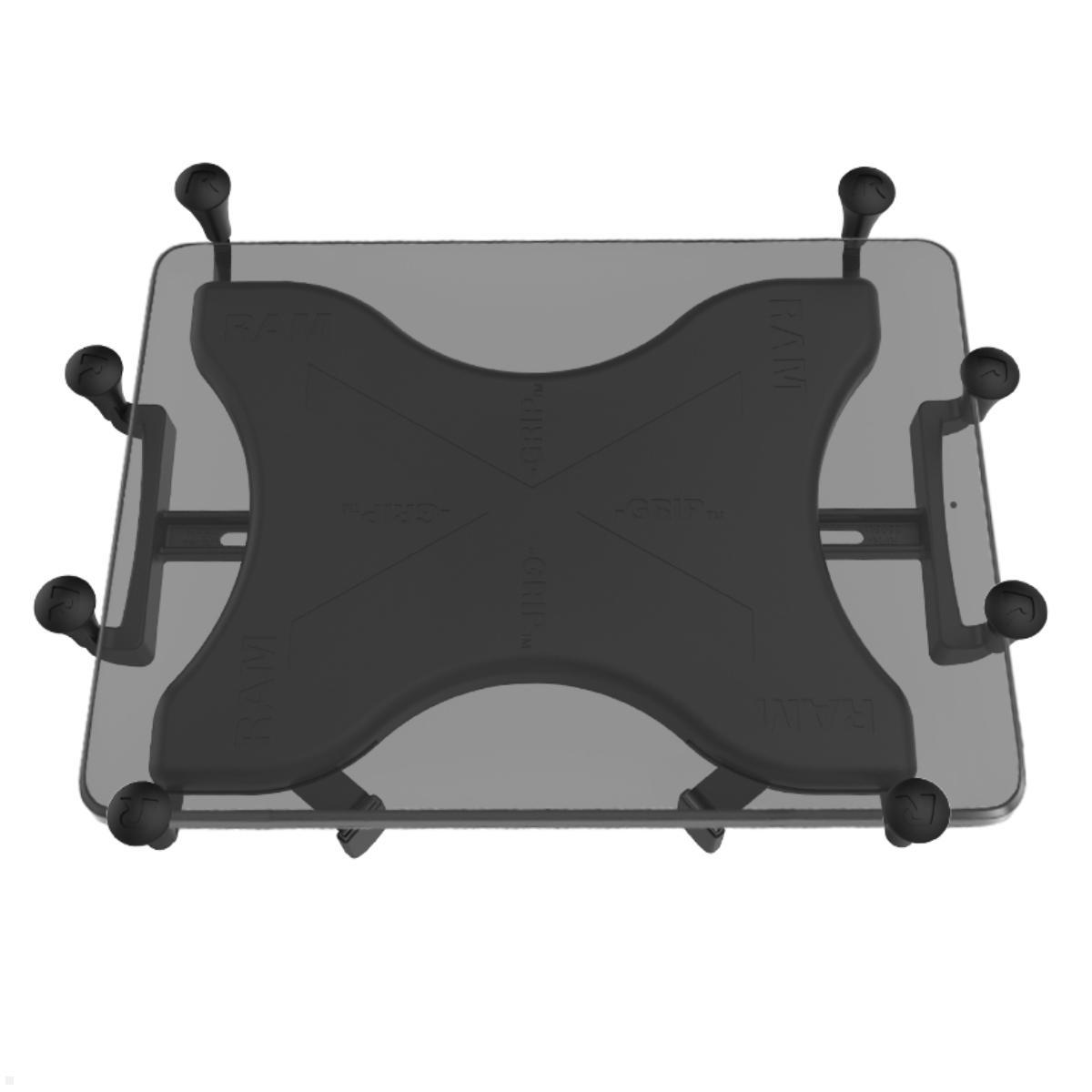 RAM Mounts X-Grip V Universal 12 Zoll Tablet Halterung Klemme (RAM-HOL-UN11U), schwarz Einsatz Tablet