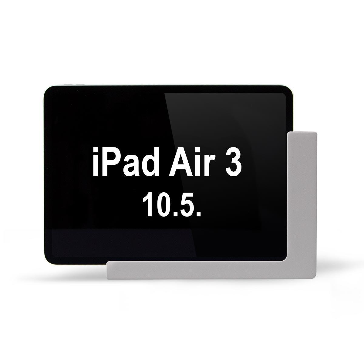 TabLines TWP015S Wandhalterung für Apple iPad Air 3 10.5 (2019), silber