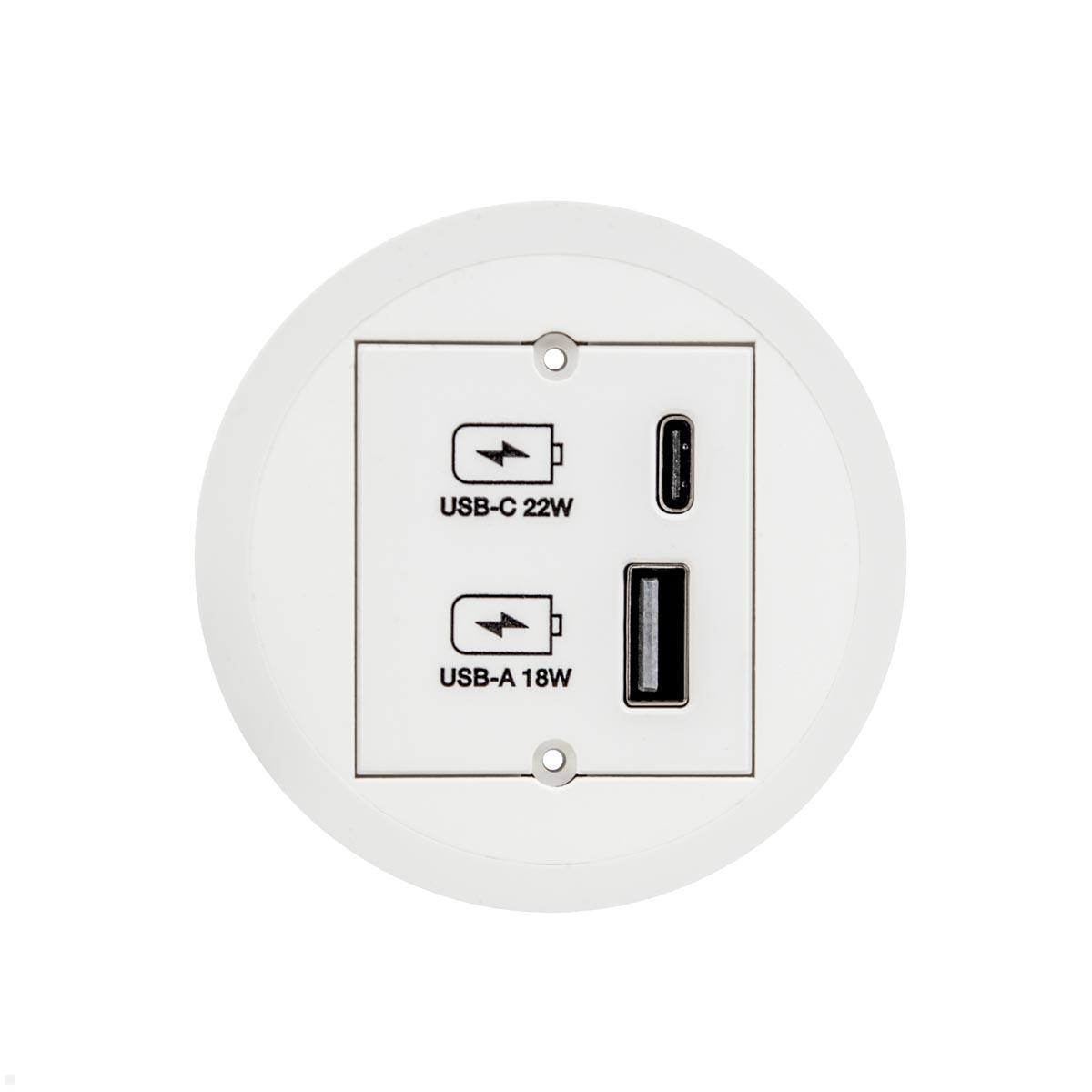 Bachmann PIX Einbau USB Charger USB-A / USB-C Ladegerät (926.330)