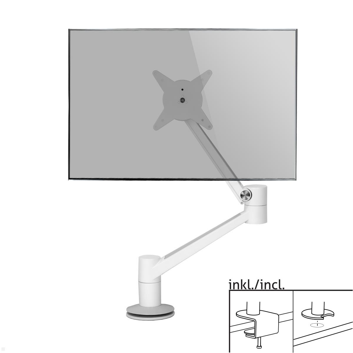 Dataflex Viewlite Plus Monitor Tischhalterung, weiß (58.620)