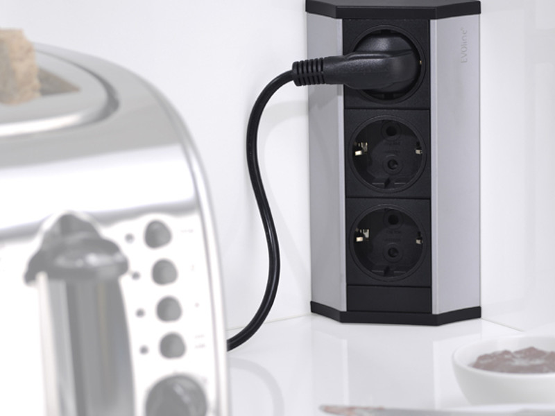 EVOline V-Dock 3x Schuko Anwendung