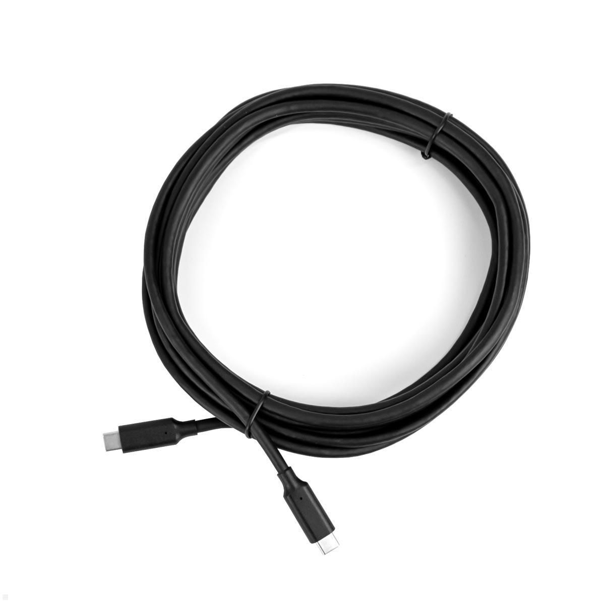 TecLines TUC013B USB-C 3.0 Kabel 3m Länge, schwarz, Ladekabel