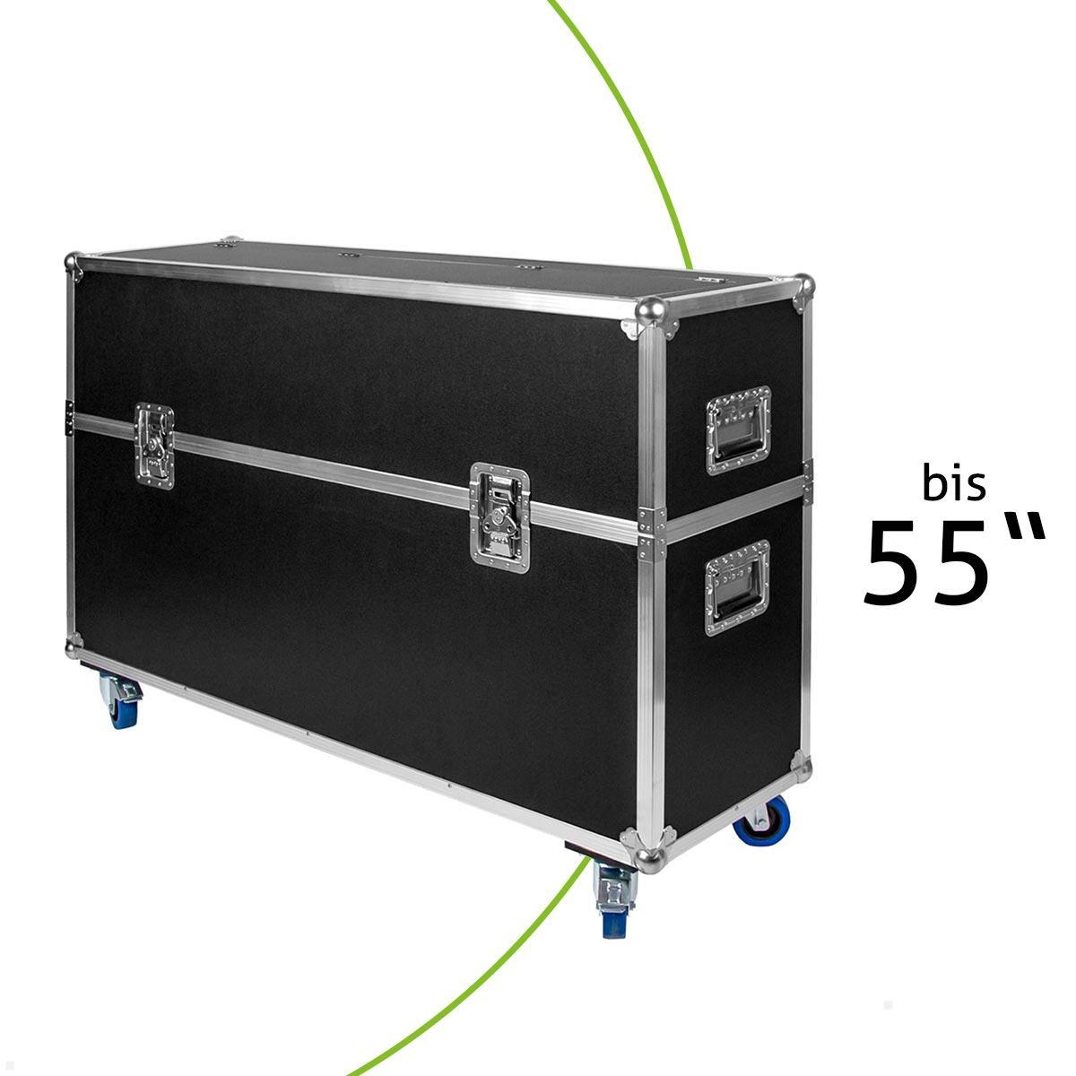 MonLines MTL002 FLYcase TV Lift im Transportcase bis 55 Zoll mit Rollen