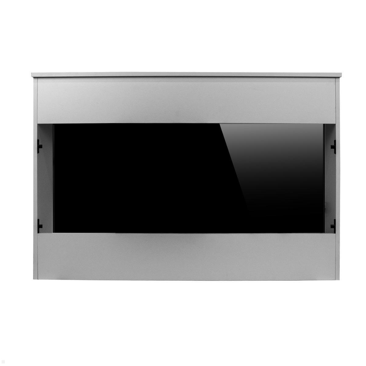 MonLines SideS55G TV Sideboard mit Lift bis 55 Zoll, grau abnehmbare Frontplatte