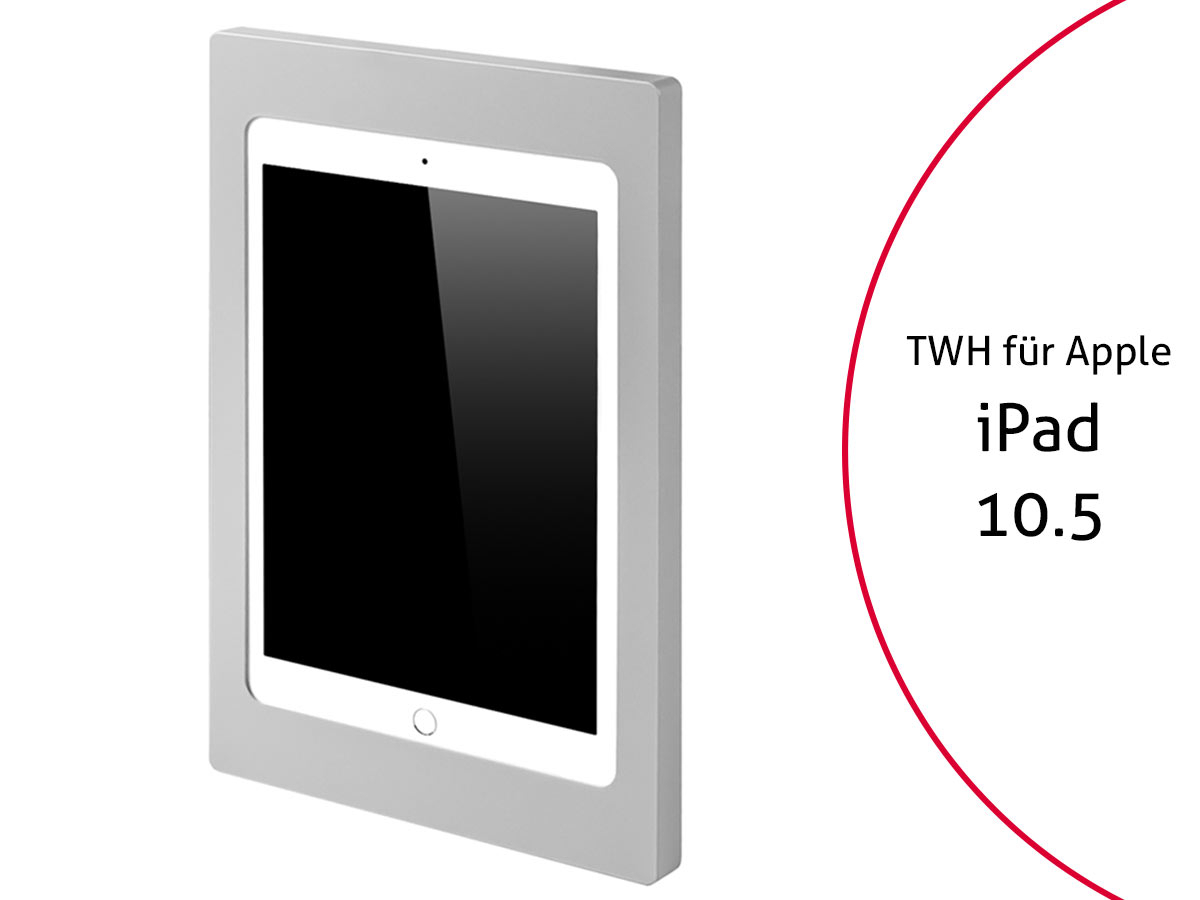 TabLines TWH021S Tablet Wandhalterung für Apple iPad 10.5 Zoll, silber