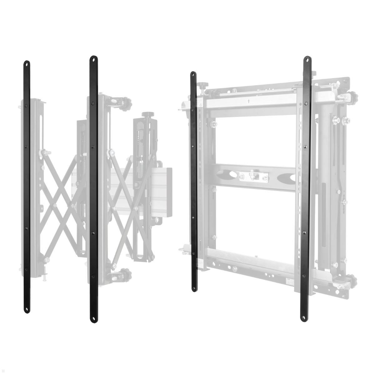 B-Tech BT7564/B Zubehör VESA Adapter von 400x400 auf 600x400 mm, Montageoptionen