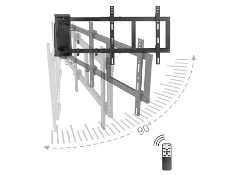 MonLines mySwing MSM04 elektrische TV Wandhalterung, schwarz 