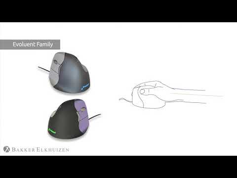 BakkerElkhuizen ergonomische Maus PRF Mouse kabellos (BNEPRF10)