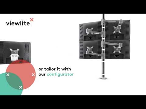 Dataflex Viewlite Computerhalterung - Schreibtisch (35.100) weiß